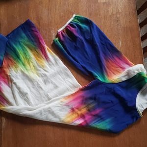 Rainbow boutique dress